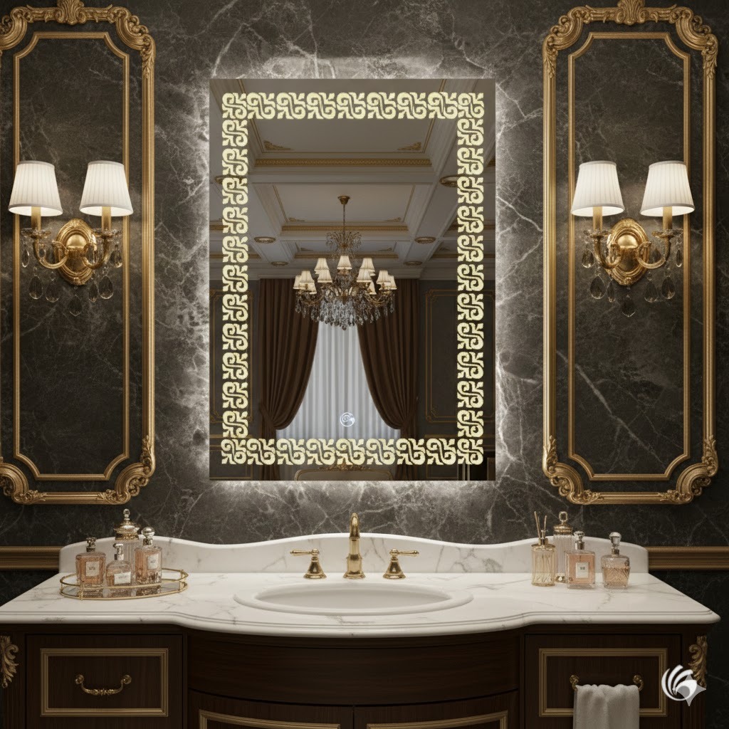 Rectangular Shape Led Mirror MM023