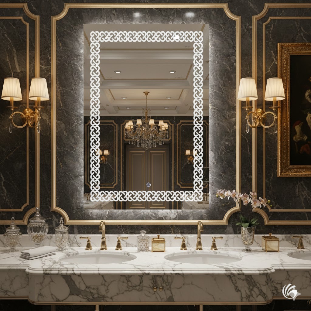 Rectangular Shape Led Mirror MM032