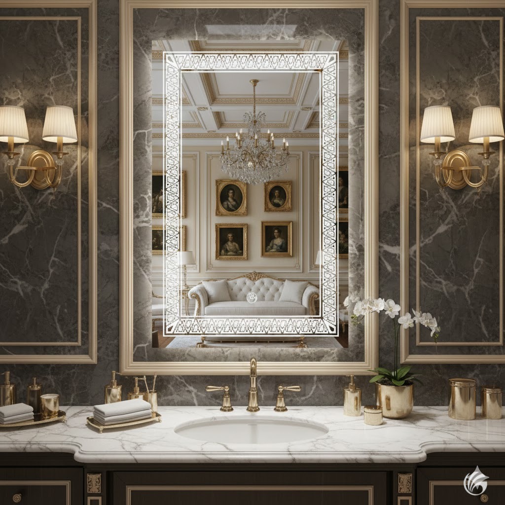 Rectangular Shape Led Mirror MM064