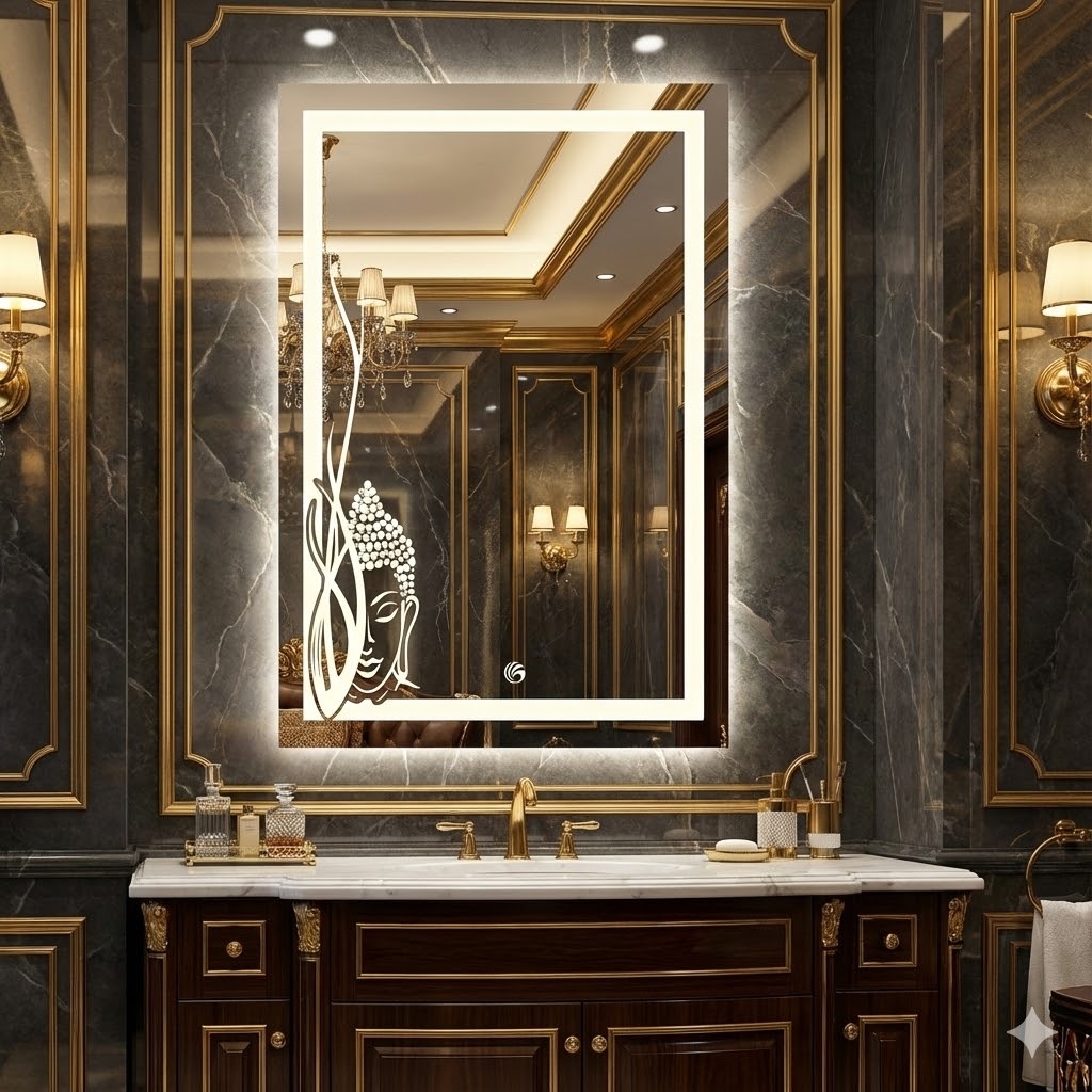 Rectangular Shape Led Mirror MM009